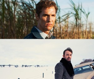 Rust Cohle from True Detective( top) and Lorne Malvo from Fargo (bottom)